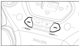 PHILIPS AZ1060 - Tuning to preset stations - 1