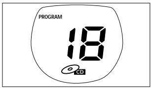 PHILIPS AZ1120 - CD MODE: Programmieren von Titelnummern - 1