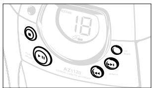 PHILIPS AZ1120 - CD MODE : Programmation des références de plage - 2