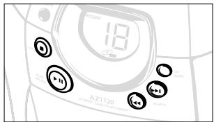 PHILIPS AZ1120 - Enregistrement depuis la radio - 1