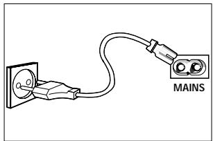 PHILIPS AZ1120 - Using the AC MAINS - 3