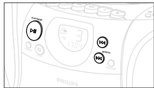 PHILIPS AZ1140 - Suche nach einer Passage innerhalb eines Titels - 3