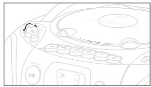 PHILIPS AZ1140 - Finding a passage within a track - 1
