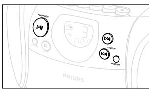 PHILIPS AZ1142 - Überprüfen des Programms - 2