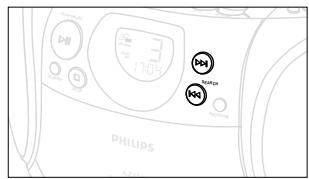 PHILIPS AZ1142 - Suche nach einer Passage innerhalb eines Titels - 4