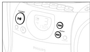 PHILIPS AZ1142 - Finding a passage within a track - 3