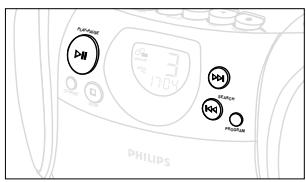 PHILIPS AZ1142 - Passage en revue du programme - 2