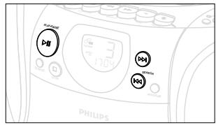 PHILIPS AZ1142 - Suche nach einer Passage innerhalb eines Titels - 3