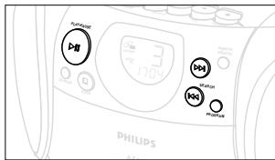 PHILIPS AZ1145 - Passage en revue du programme - 2
