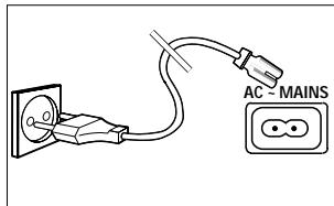 PHILIPS AZ1145 - Utilisation de l'alimentation en courant alternatif - 3