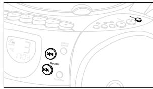PHILIPS AZ1145 - Tuning to preset stations - 1
