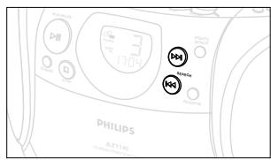 PHILIPS AZ1145 - Búsqueda de un pasaje bajo de una pista - 4