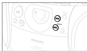 PHILIPS AZ1145 - Suche nach einer Passage innerhalb eines Titels - 4