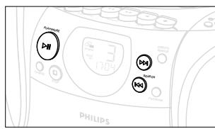 PHILIPS AZ1145 - Suche nach einer Passage innerhalb eines Titels - 3