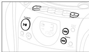 PHILIPS AZ1145 - Auswahl und Aufnahme einer bestimmen Passage innerhalb eines Titels - 1