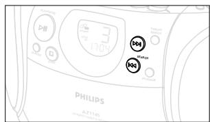 PHILIPS AZ1145 - Sélection d'une autre plage - 4