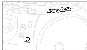 PHILIPS AZ1145 - Programación de emisoras de radio - 4