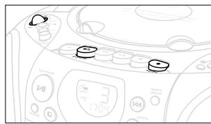 PHILIPS AZ1145 - Enregistrement synchronise du lecteur de CD - 1