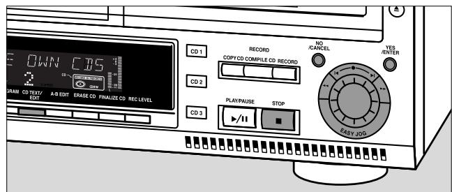 PHILIPS CDR802-00S - Drücken Sie YES, um mit dem Löschen zu beginnen. - 1