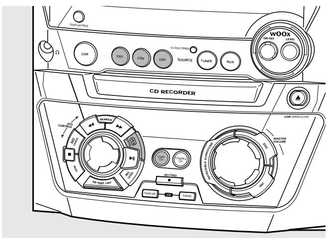 PHILIPS FW-R55 - Grabación de un CDplete - 1