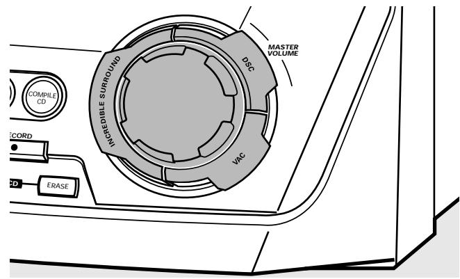 PHILIPS FW-R55 - Commande du son - 1