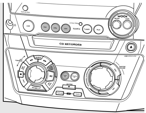 PHILIPS FW-R55 - Enregistrement d'un CD entier - 1