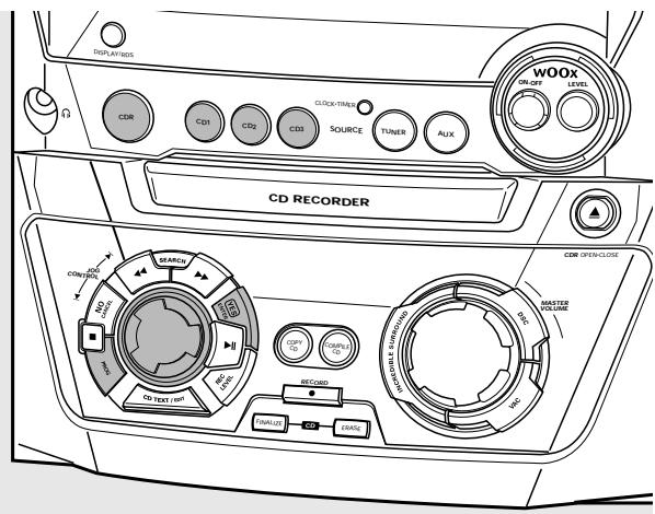 PHILIPS FW-R55 - Programming track numbers - 1