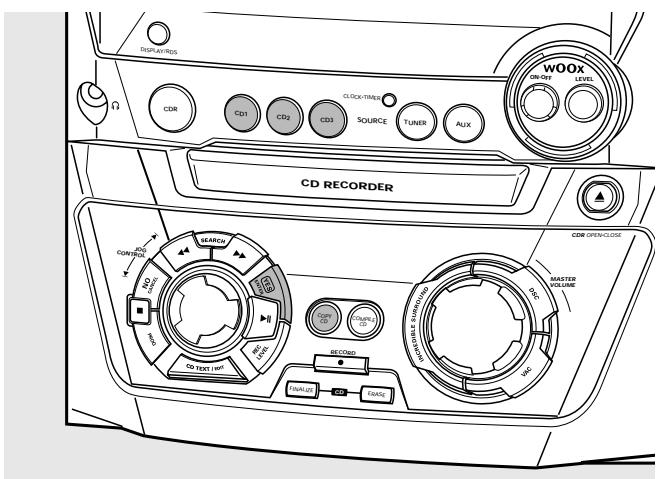 PHILIPS FW-R55 - Recording an entire CD - 1