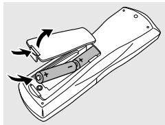 PHILIPS FW-R55 - Gebrauch der Fernbedienung - 1
