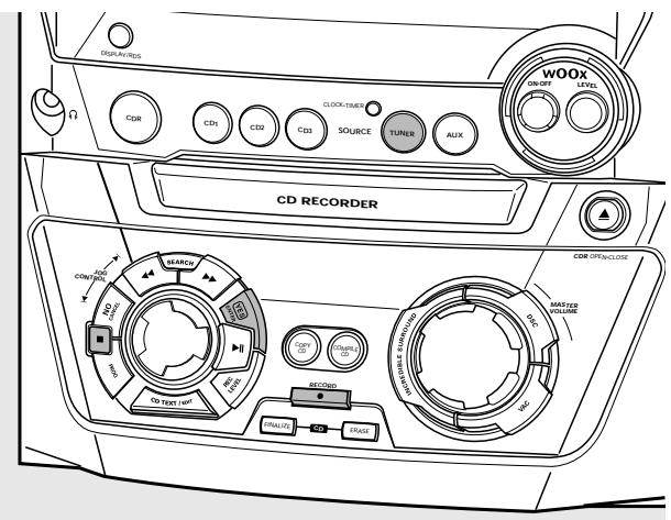 PHILIPS FW-R55 - Recording from the tuner - 1