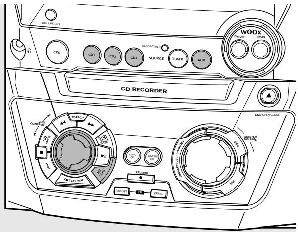 PHILIPS FW-R55 - Adjusting the record level - 1