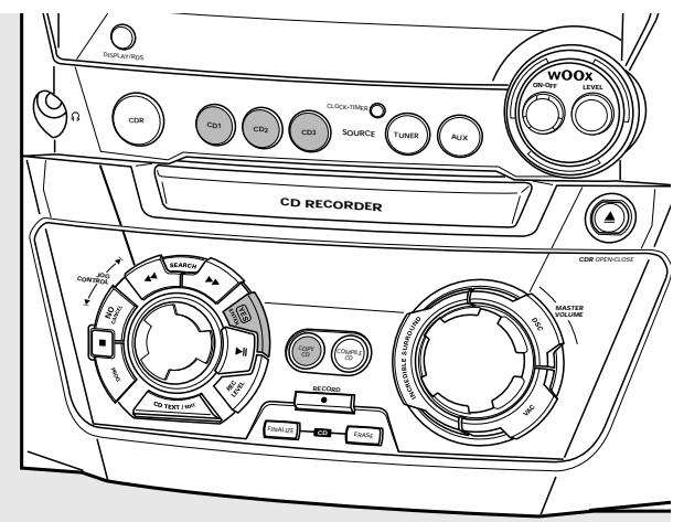 PHILIPS FW-R55 - Aufnehmen einer gesamten CD - 1