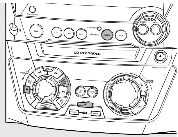 PHILIPS FW-R55 - Aufnehmen vom Radio - 1