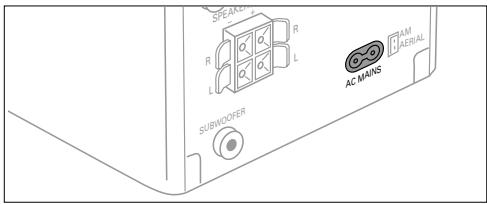 PHILIPS MC165 - Luidspreker aansluitingen - 4