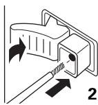 PHILIPS MC165 - Luidspreker aansluitingen - 2