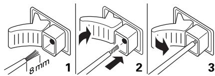PHILIPS MC165 - Lautsprecher anschlieben - 1