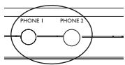 PHILIPS PET825 - Conexión de los auriculares - 1