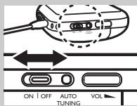 ON | OFF AUTO VOL TUNING