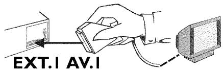 PHILIPS VR627 - Raccordement à l'aide d'un cable péritel - 4