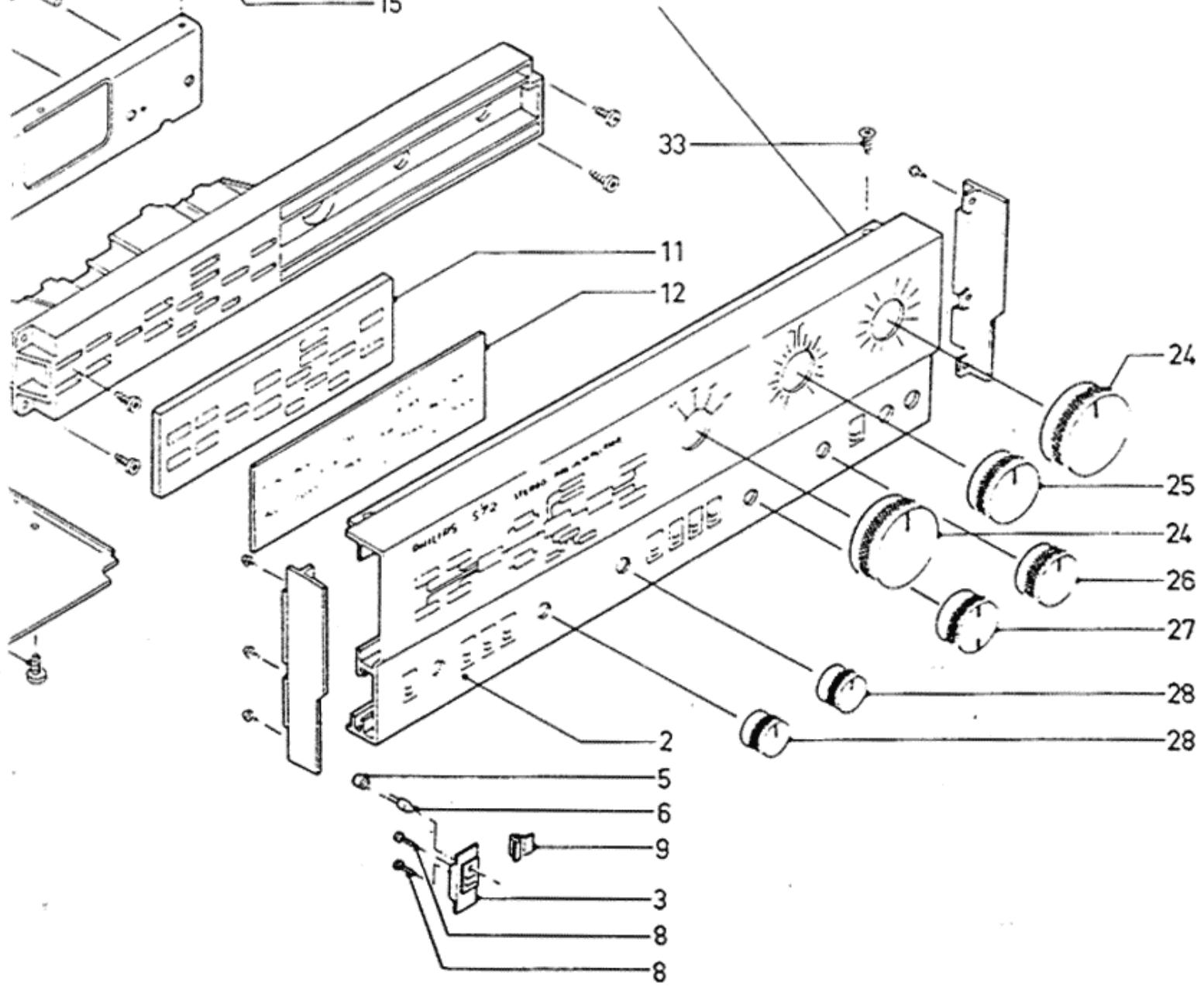PHILIPS AH 572 - IDENTIFICATION DU CHASSIS - 15
