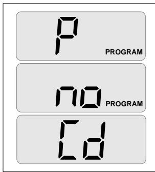 P PROGRAM NO PROGRAM Cd