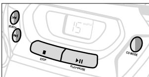 15 STOP >II PLAYMODE CO MODE