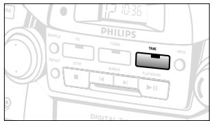 PHILIPS AZ2760 - Enregistrement : copie de la platine 2 vers la platine 1 - 1