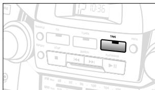 PHILIPS AZ2770 - Enregistrement: Copie de la platine 2 vers la platine 1 - 1