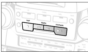 PHILIPS AZ2770 - Sélection d'un passage pendant la lecture d'une plage - 3