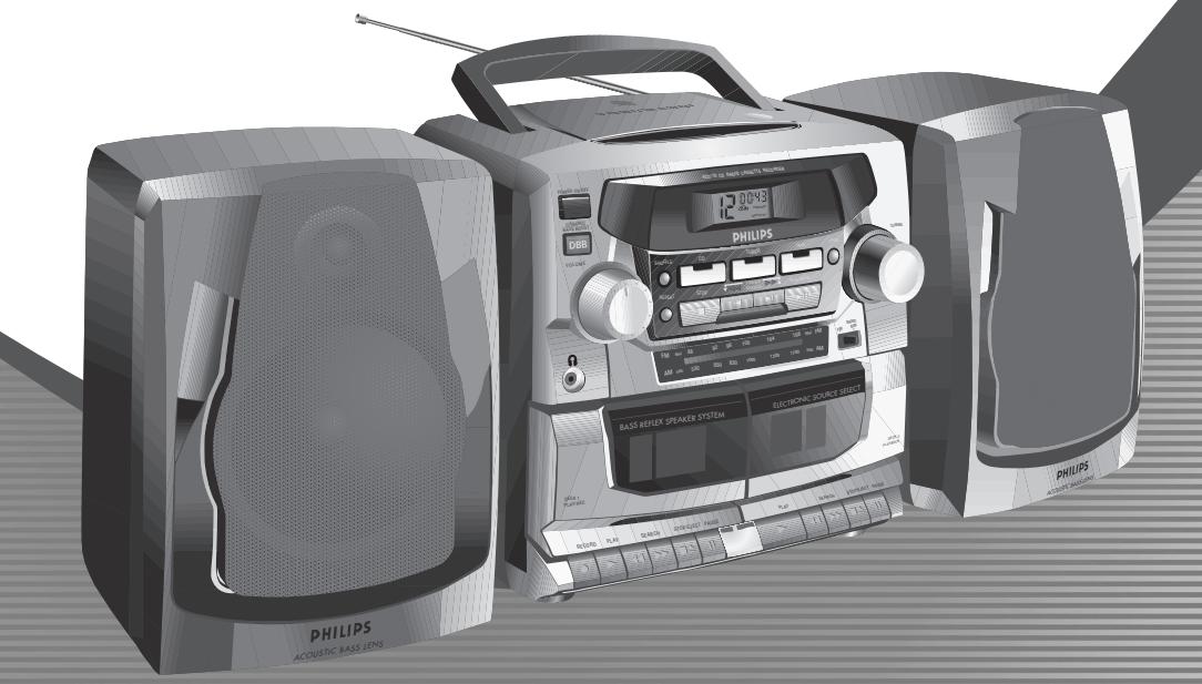 PHILIPS AZ2770 - Portable CD Mini System - 1