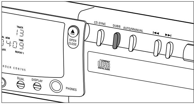 PHILIPS CDR200BK - Normal and high-speed dubbing - 1