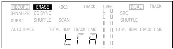 PHILIPS CDR200BK - To erase the last track : - 1