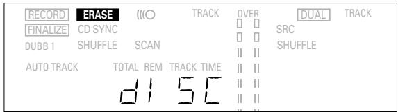 PHILIPS CDR200BK - Para borrar todo el disco: - 1