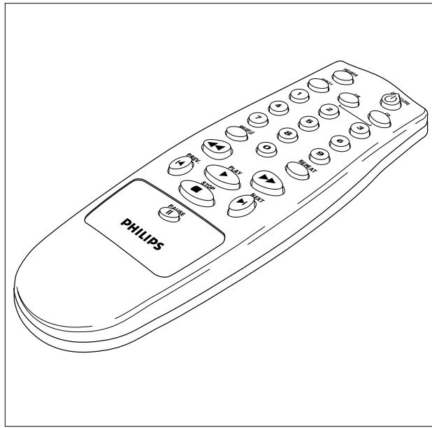 PHILIPS CDR200BK - Remote control commands - 1